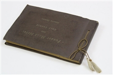 1930 'Forrest Hills Hotel & Golf Course' Hard Cover Booklet Augusta Georgia 