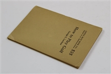 1927 Little Blue Book #535 'How To Play Golf' by George Lardner