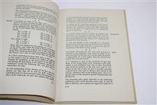 1936 'How To Run A Golf Tournament' By Bobby Jones