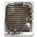 1954 Senior PGA Championship Runner-Up Silver Medal Won by Al Watrous