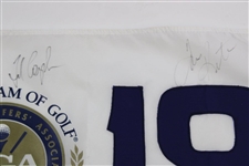 Couples, Kite, Price & Faldo Signed PGA Grand Slam of Golf at PGA West Flag JSA ALOA