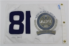 Couples, Kite, Price & Faldo Signed PGA Grand Slam of Golf at PGA West Flag JSA ALOA