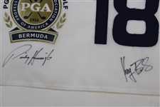 Watson, Simpson, Harrington & Bradley Signed PGA Grand Slam of Golf at Bermuda Flag JSA ALOA