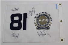 Watson, Simpson, Harrington & Bradley Signed PGA Grand Slam of Golf at Bermuda Flag JSA ALOA