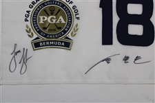 Cabrera, Cink, Glover & Yang Signed PGA Grand Slam of Golf at Bermuda Flag JSA ALOA