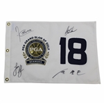 Cabrera, Cink, Glover & Yang Signed PGA Grand Slam of Golf at Bermuda Flag JSA ALOA
