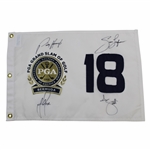 Rose, Harrington, Dufner & Scott Signed PGA Grand Slam of Golf at Bermuda Flag JSA ALOA