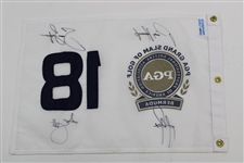 Rose, Harrington, Dufner & Scott Signed PGA Grand Slam of Golf at Bermuda Flag JSA ALOA