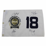 Rose, Harrington, Dufner & Scott Signed PGA Grand Slam of Golf at Bermuda Flag JSA ALOA