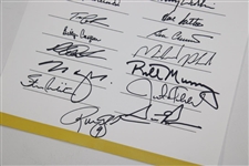 Phelps, Timberlake, Murray & others Signed 2012 Ryder Cup Captains & Celebrity Scramble Sheet JSA ALOA