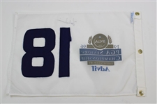 Champion Hale Irwin Signed 1996 Oldsmobile Seniors' PGA Championship Flag JSA ALOA
