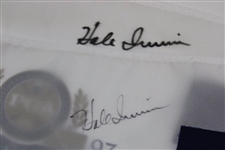 Champion Hale Irwin Signed 1996 & 1997 Oldsmobile Seniors' PGA Championship Flags JSA ALOA