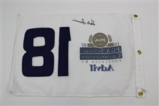 Champion Hale Irwin Signed 1996 & 1997 Oldsmobile Seniors' PGA Championship Flags JSA ALOA