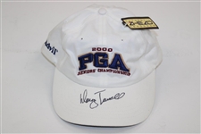 Champion Doug Tewell Signed 2000 Oldsmobile Seniors' PGA Championship Flag & Hat JSA ALOA