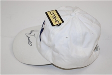 Champion Doug Tewell Signed 2000 Oldsmobile Seniors' PGA Championship Flag & Hat JSA ALOA