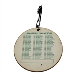 Arnold Palmer Signed 1997 Masters Tournament Bag Tag JSA ALOA