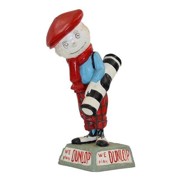 Classic "We Play Dunlop" Tall Point of Sale Man Advertising Figure