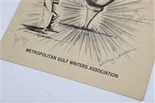 Jack Nicklaus & 7 Others Signed 1971 National Golf Awards Dinner Program JSA ALOA