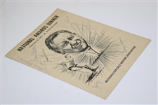 Jack Nicklaus & 7 Others Signed 1971 National Golf Awards Dinner Program JSA ALOA