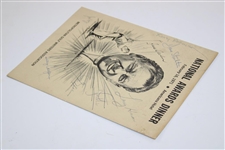 Jack Nicklaus & 7 Others Signed 1971 National Golf Awards Dinner Program JSA ALOA