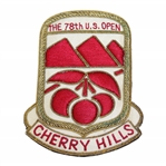 1978 US Open Cherry Hills Country Club Member Committee Coat Crest Badge