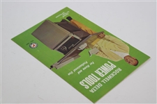 1967 Arnold Palmer Rockwell Tools Catalog With 1963 AP Purchase Order