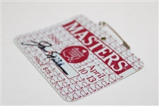 Jack Nicklaus Signed 1986 Masters SERIES Badge #A7768 JSA ALOA