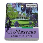 Scottie Scheffler Signed 2022 Masters SERIES Badge #R03660 JSA ALOA