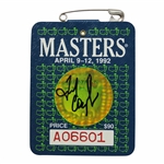 Fred Couples Signed 1992 Masters SERIES Badge #A06601 JSA ALOA