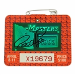 Bernhard Langer Signed 1993 Masters SERIES Badge #X19679 JSA ALOA