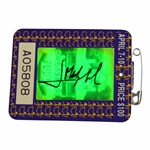 Jose Maria Olazabal Signed 1994 Masters SERIES Badge #A05808 JSA ALOA
