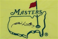 Jim Nantz Signed Undated Masters Embroidered Flag JSA ALOA