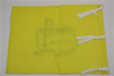 Jim Nantz Signed Undated Masters Embroidered Flag JSA ALOA