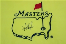 Fred Couples Signed Undated Masters Embroidered Flag JSA ALOA