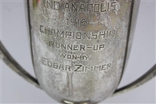 1915 Central Golf Assoc. Indianapolis Championship Sterling Silver RU Trophy Won by Edgar Zimmer