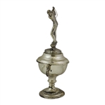 Silver Plated Three-dimensional Golf Trophy by Weidlich Silversmith Handcrafted by Sculptor A. J. Flauder
