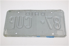 Jack Nicklaus Signed 1987 Ohio Ryder Cup License Plate JSA ALOA