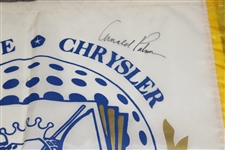 Arnold Palmer & Bob Hope Signed Bob Hope Chrysler Classic Tournament Used Banner JSA ALOA