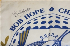 Arnold Palmer & Bob Hope Signed Bob Hope Chrysler Classic Tournament Used Banner JSA ALOA