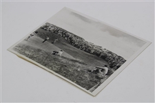 1937 British Open at Carnoustie Sweeping Grand Slam Action Photo