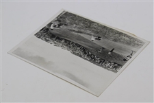 1937 British Open at Carnoustie Sweeping Grand Slam Action Photo