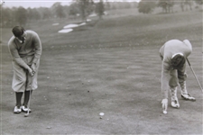 1929 US Open Champion Johnny Farrell Works on His Short Game Photo
