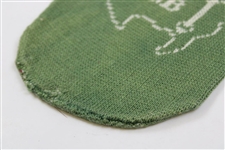 Vintage Augusta National Golf Club Green Cloth Shoe Bag Cover - Drawstring