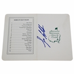 Lee Elder Signed Augusta National Golf Club Scorecard JSA ALOA
