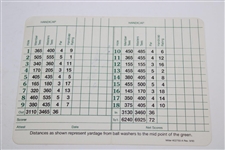 Lee Elder Signed Augusta National Golf Club Scorecard JSA ALOA