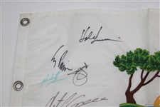 Twenty (20) US Open Champions Multi-Signed 2008 US Open at Torrey Pines Flag JSA #Z09265