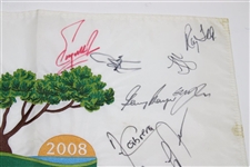 Twenty (20) US Open Champions Multi-Signed 2008 US Open at Torrey Pines Flag JSA #Z09265