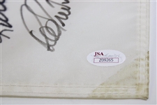 Twenty (20) US Open Champions Multi-Signed 2008 US Open at Torrey Pines Flag JSA #Z09265