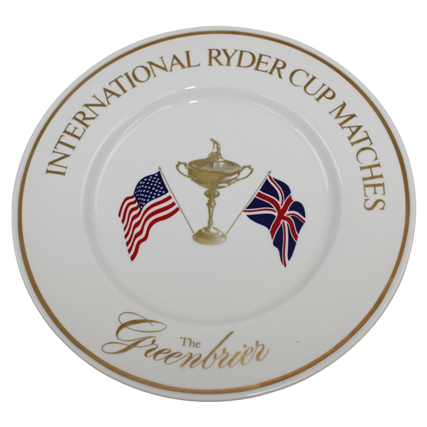 1979 International Ryder Cup Matches at The Greenbrier Plate