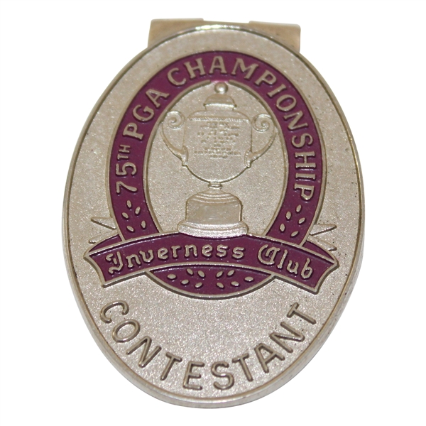 Arnold Palmers 1993 PGA Championship at Inverness Club Contestant Badge - 2nd To Last